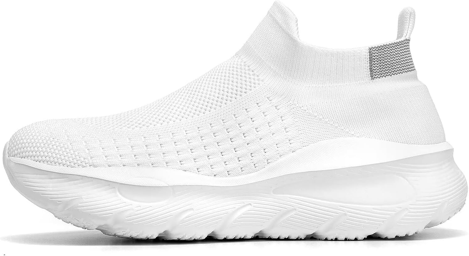 Mens Walking Shoes Running Athletic Sports Sneakers Slip on Mesh Lightweight Breathable Tennis Gym Soft Sole