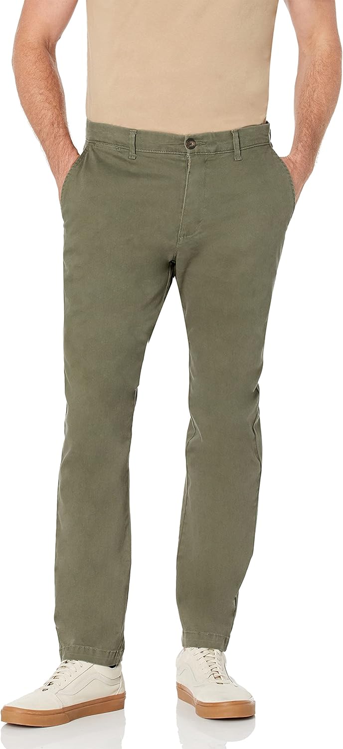 Men's Athletic-Fit Casual Stretch Chino Pant (Available in Big & Tall)