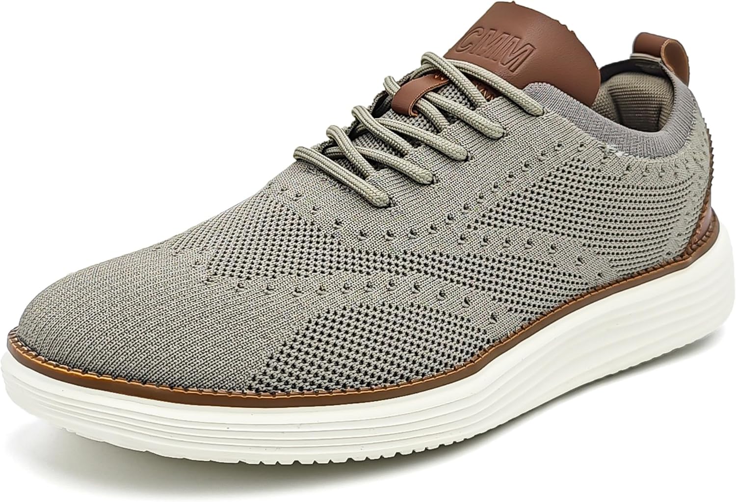 YCMM Mens Casual Dress Shoes Comfortable Breathable Mesh Oxford Business Office Walking Lightweight Tennis Sneakers