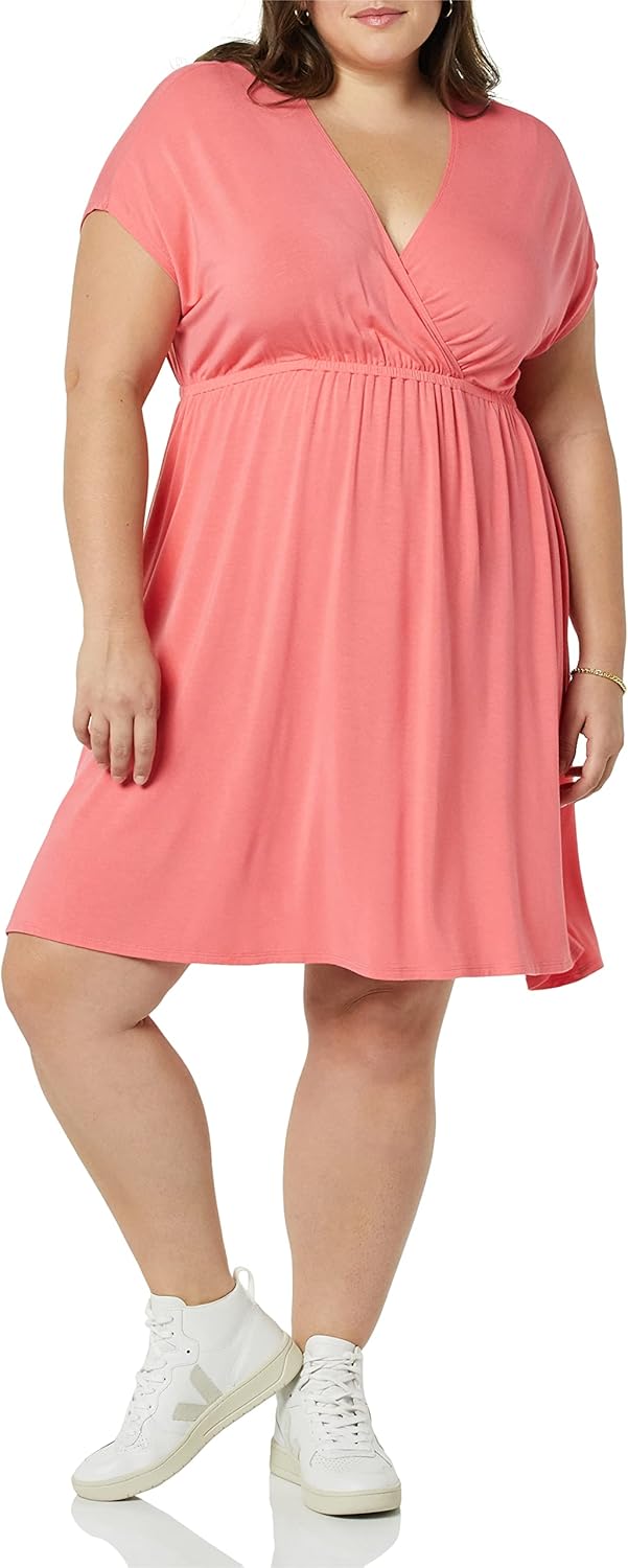Women's Surplice Dress (Available in Plus Size)