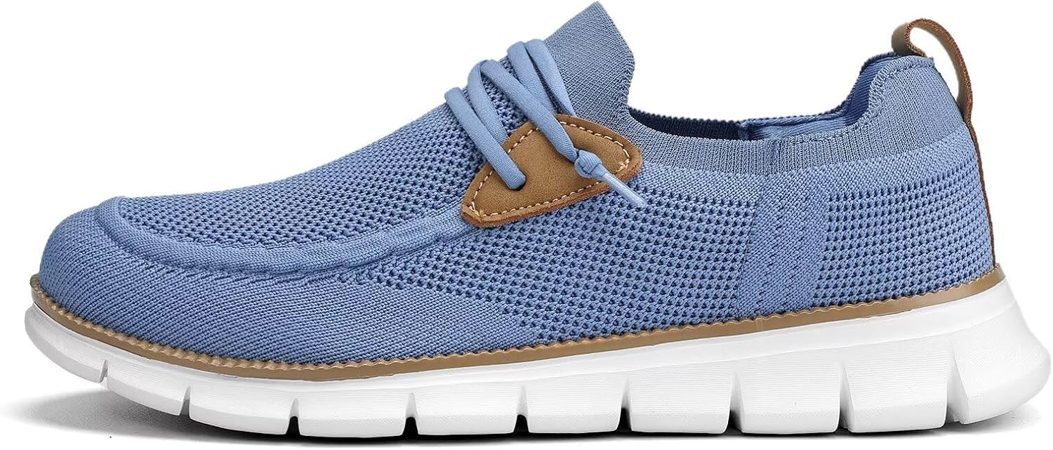 Mens Casual Loafers Shoes Slip On Fashion Walking Dress Sneakers Business Oxfords Work Lightweight Soft Sole Zapatos